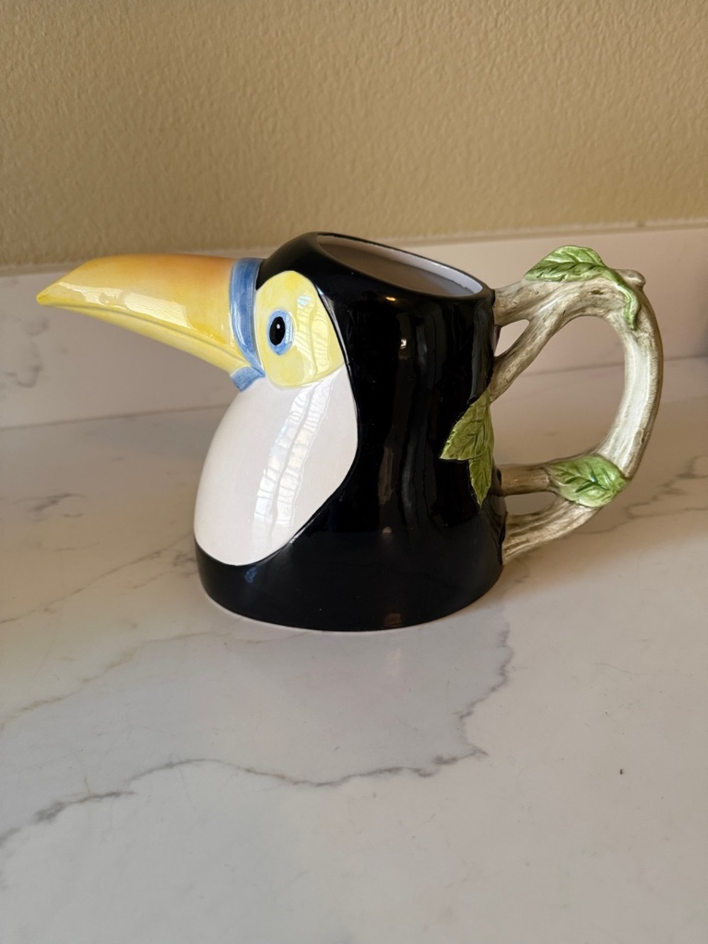 Vintage Fitz & Floyd Ceramic Toucan Pitcher 1984